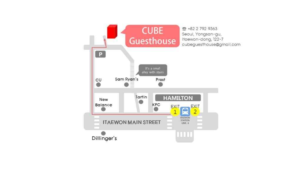 Cube Guesthouse Σεούλ Εξωτερικό φωτογραφία